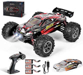 Hosim 1:16 RC Cars High Speed Remote Control Truck Radio 36+kmh 4WD Off-Road Hobby Buggy for Adults and Children 3 Batteries 40+min Play